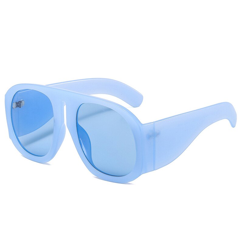 Oversized Square Goggle Sunglasses Women Steampunk Big Frame Gradient Lens Sun Glasses Female Eyeglass