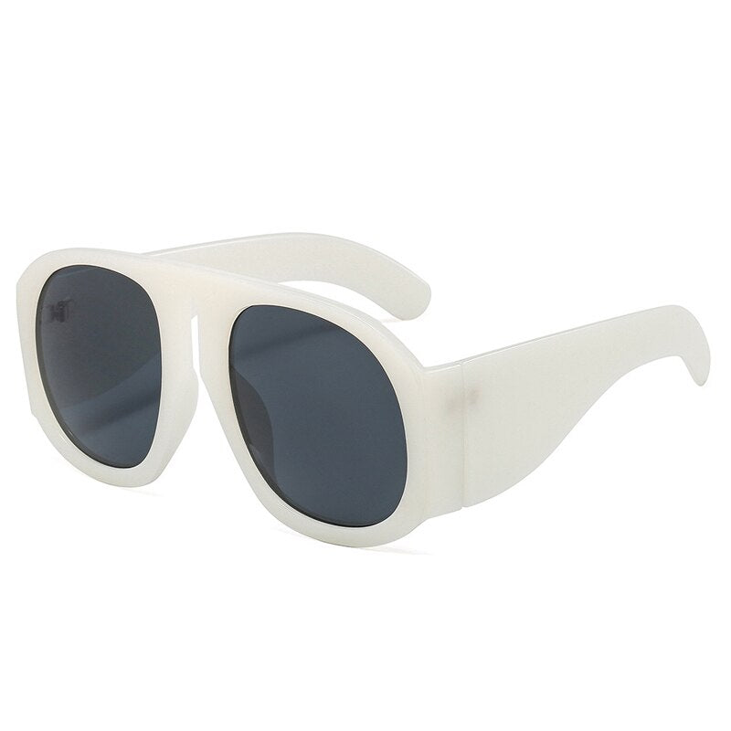 Oversized Square Goggle Sunglasses Women Steampunk Big Frame Gradient Lens Sun Glasses Female Eyeglass