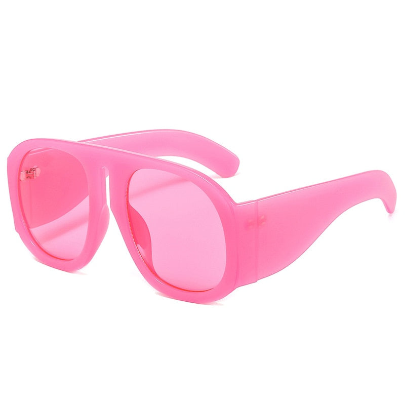 Oversized Square Goggle Sunglasses Women Steampunk Big Frame Gradient Lens Sun Glasses Female Eyeglass