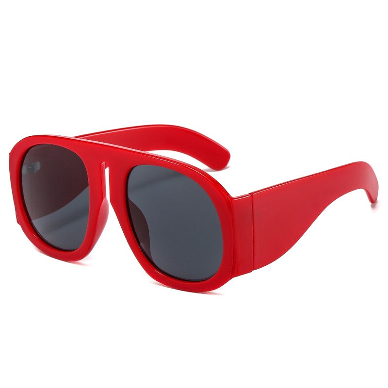 Oversized Square Goggle Sunglasses Women Steampunk Big Frame Gradient Lens Sun Glasses Female Eyeglass