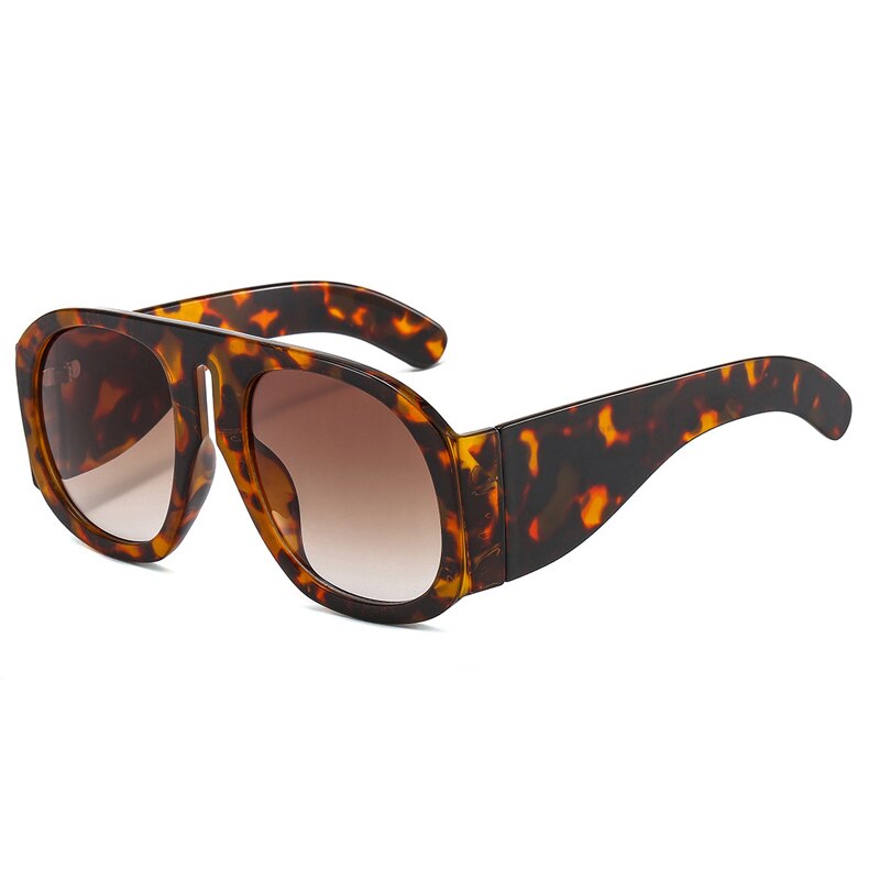 Oversized Square Goggle Sunglasses Women Steampunk Big Frame Gradient Lens Sun Glasses Female Eyeglass
