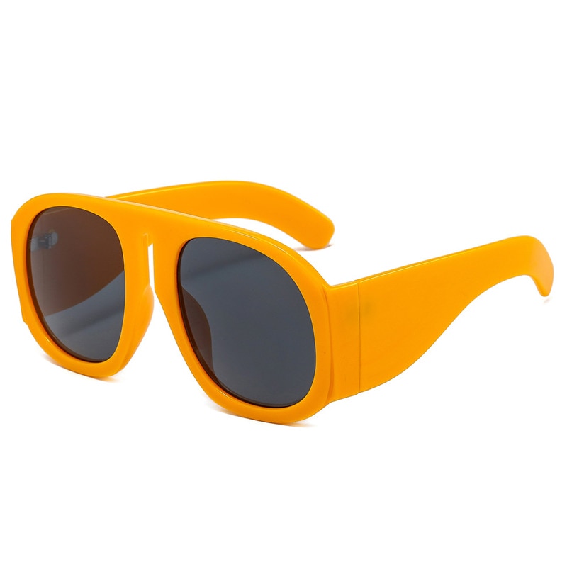 Oversized Square Goggle Sunglasses Women Steampunk Big Frame Gradient Lens Sun Glasses Female Eyeglass