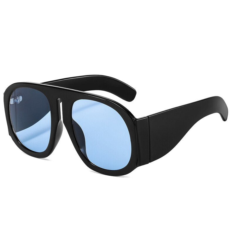 Oversized Square Goggle Sunglasses Women Steampunk Big Frame Gradient Lens Sun Glasses Female Eyeglass