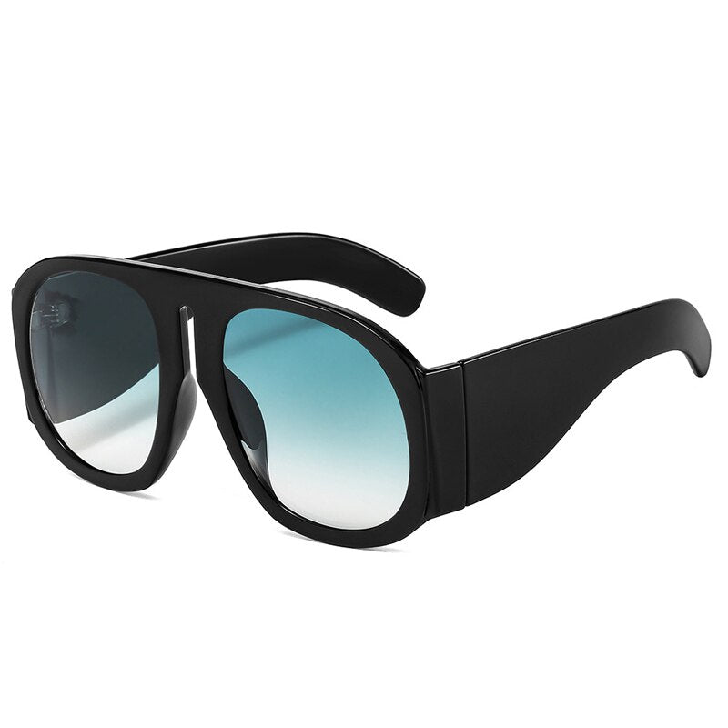 Oversized Square Goggle Sunglasses Women Steampunk Big Frame Gradient Lens Sun Glasses Female Eyeglass